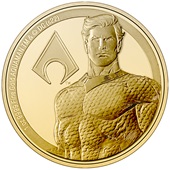 Gold Classic Superheroes 1 oz PP - Aquaman